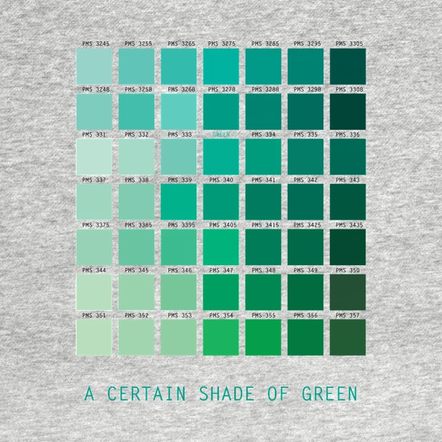 a certain shade of green by TenTimeskarma